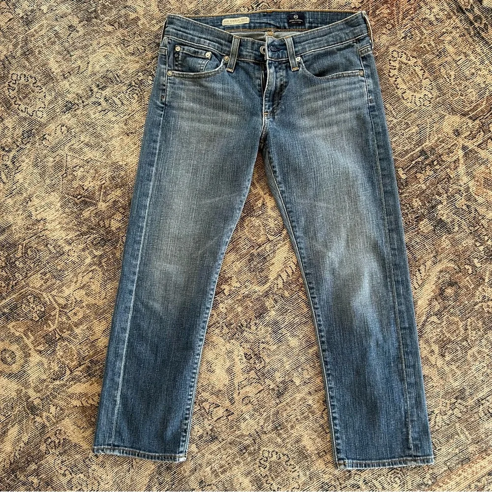 Ag Tomboy Crop Relaxed Straight Jeans - Picture 6 of 6